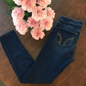 Dark Wash Hollister Super Skinny Jeans